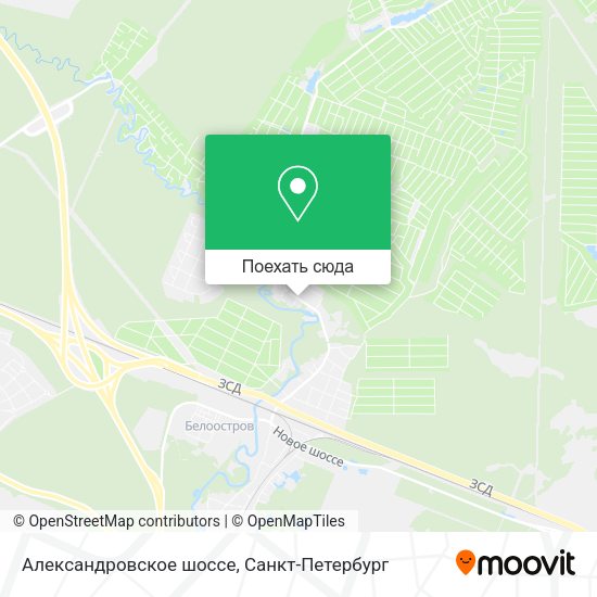 Карта Александровское шоссе