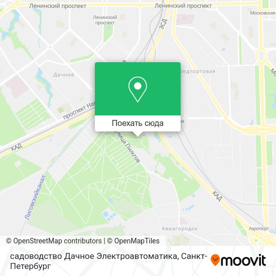 Карта садоводство Дачное Электроавтоматика