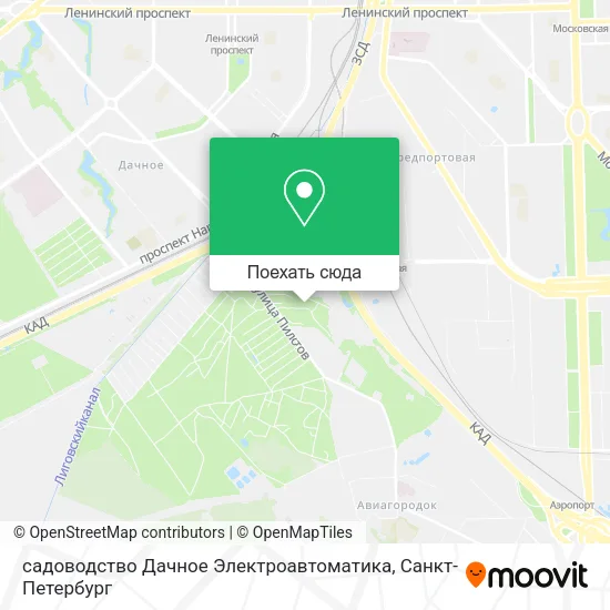 Карта садоводство Дачное Электроавтоматика