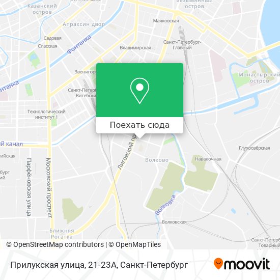 Карта Прилукская улица, 21-23А