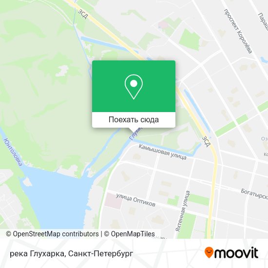 Карта река Глухарка