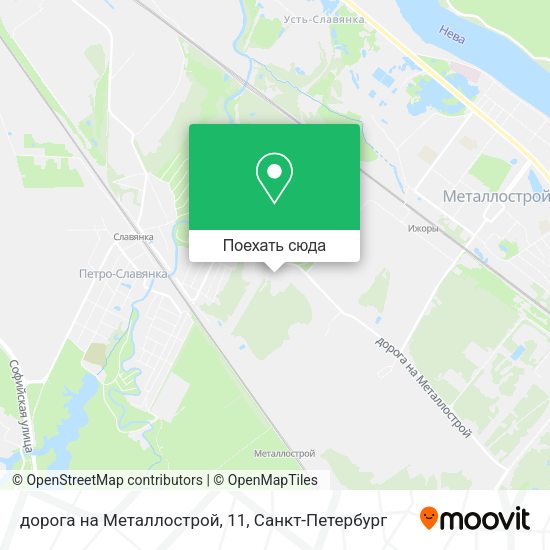 Карта дорога на Металлострой, 11
