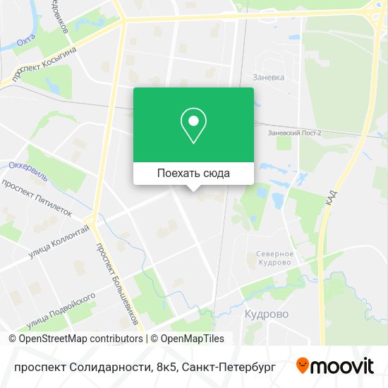 Карта проспект Солидарности, 8к5