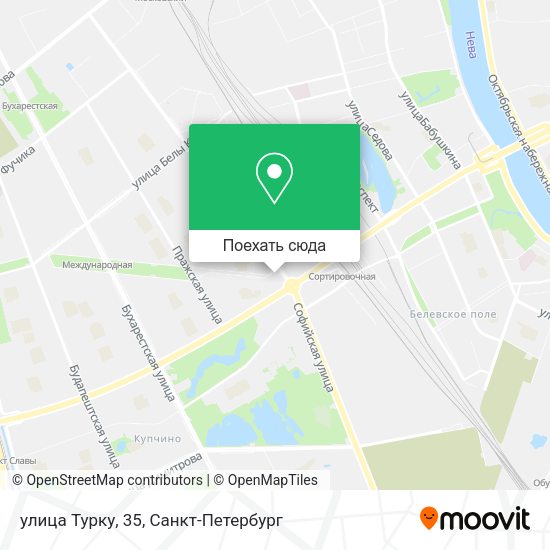 Карта улица Турку, 35