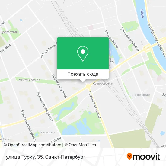 Карта улица Турку, 35