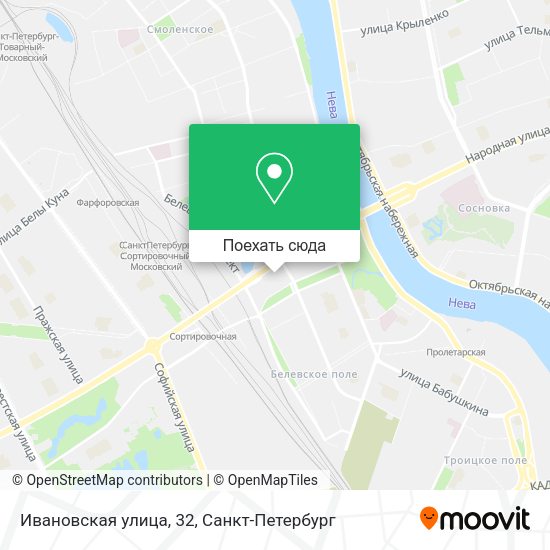 Карта Ивановская улица, 32