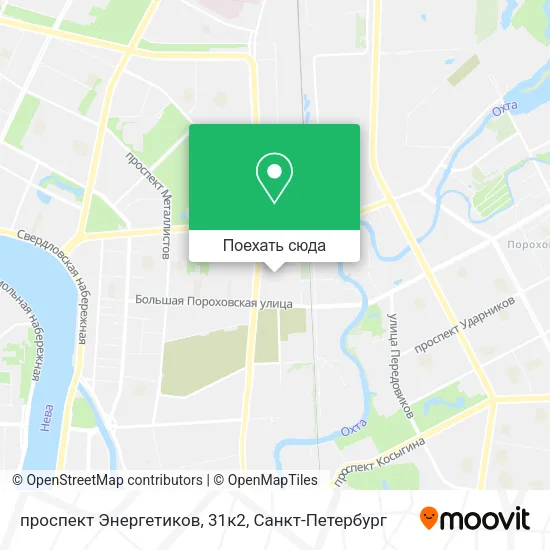 Карта проспект Энергетиков, 31к2