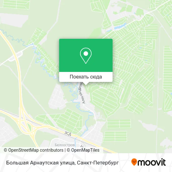 Карта Большая Арнаутская улица