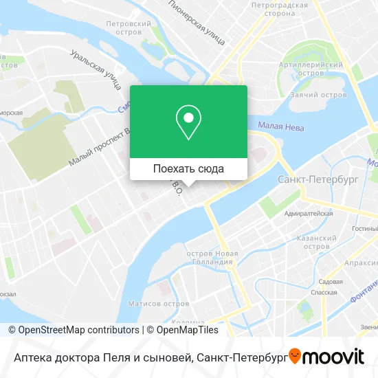 Карта Аптека доктора Пеля и сыновей