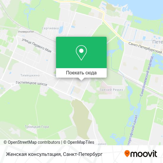 Карта Женская консультация