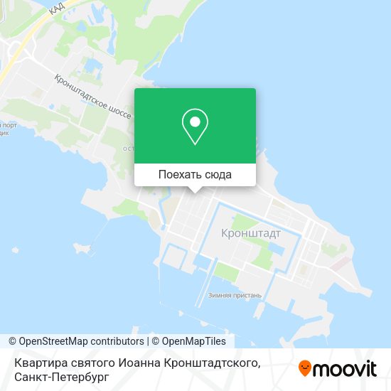 Карта Квартира святого Иоанна Кронштадтского