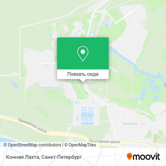 Карта Конная Лахта