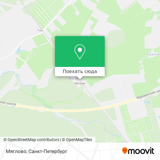 Карта Мяглово