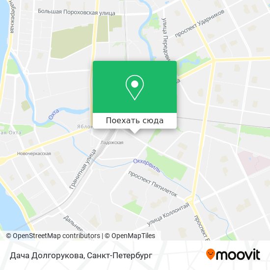 Карта Дача Долгорукова