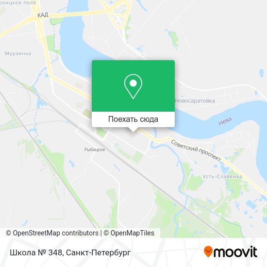 Карта Школа № 348