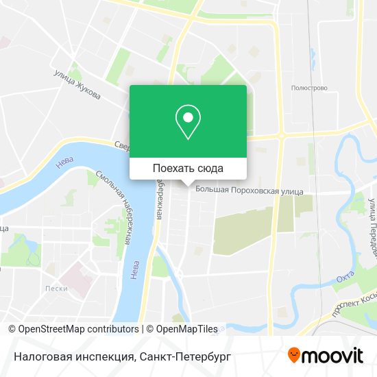 Карта Налоговая инспекция