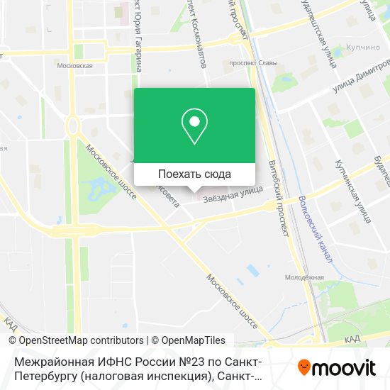 Карта Межрайонная ИФНС России №23 по Санкт-Петербургу (налоговая инспекция)