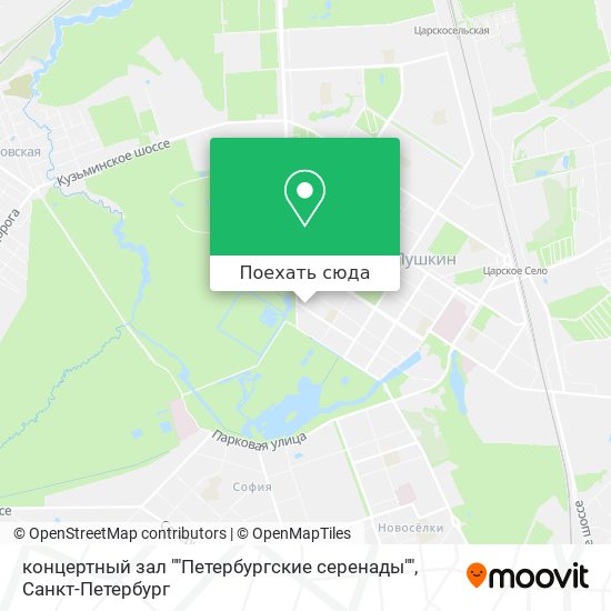 Карта концертный зал ""Петербургские серенады""