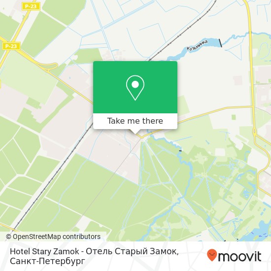 Карта Hotel Stary Zamok - Отель Старый Замок