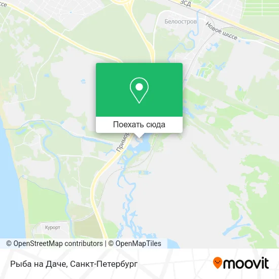 Карта Рыба на Даче