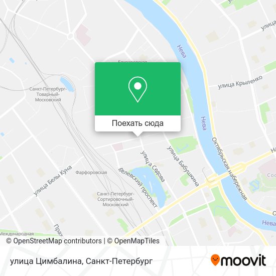 Карта улица Цимбалина