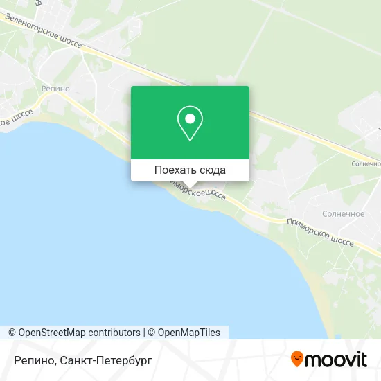 Карта Репино