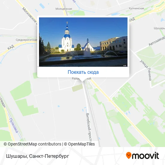 Карта Шушары