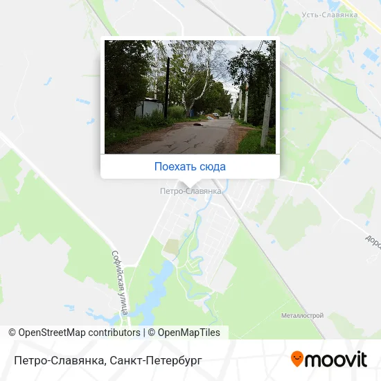 Карта Петро-Славянка