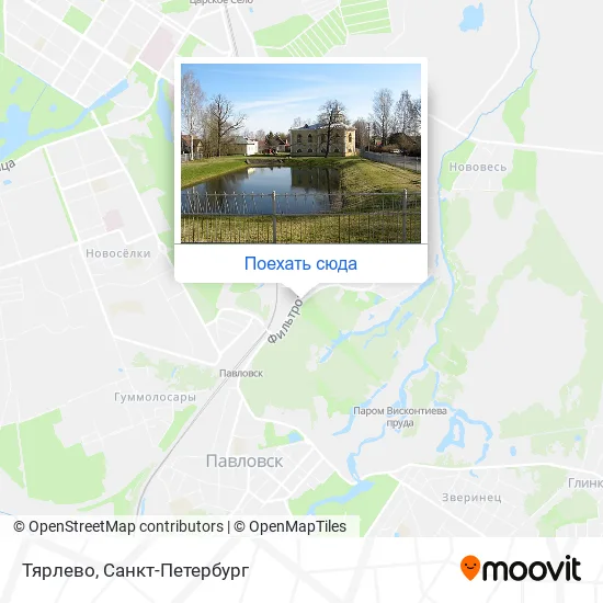 Карта Тярлево