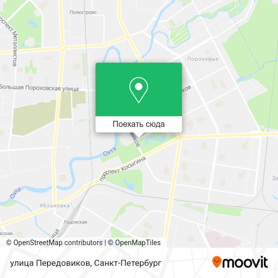 Карта улица Передовиков