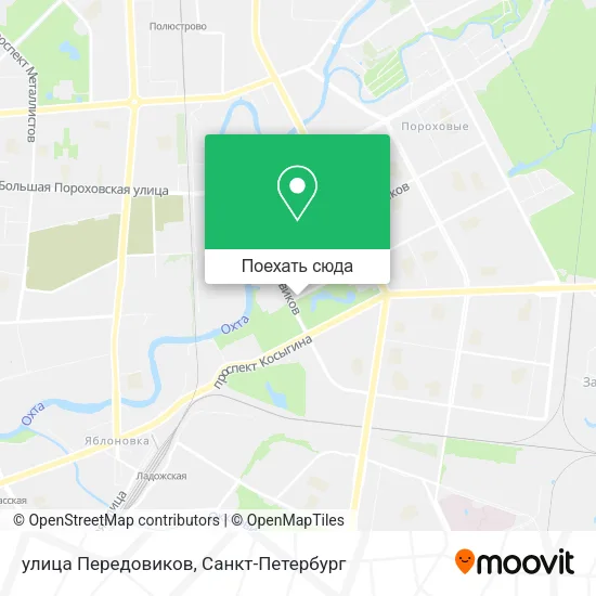 Карта улица Передовиков