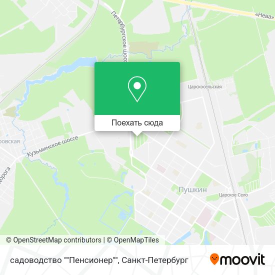 Карта садоводство ""Пенсионер""