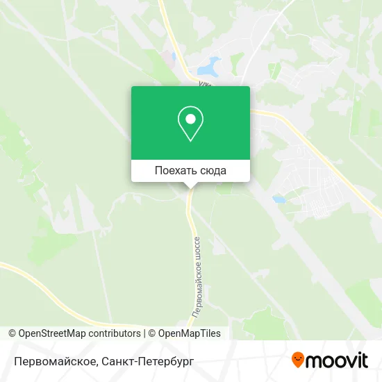 Карта Первомайское