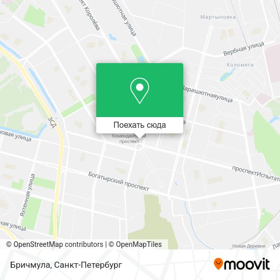 Карта Бричмула