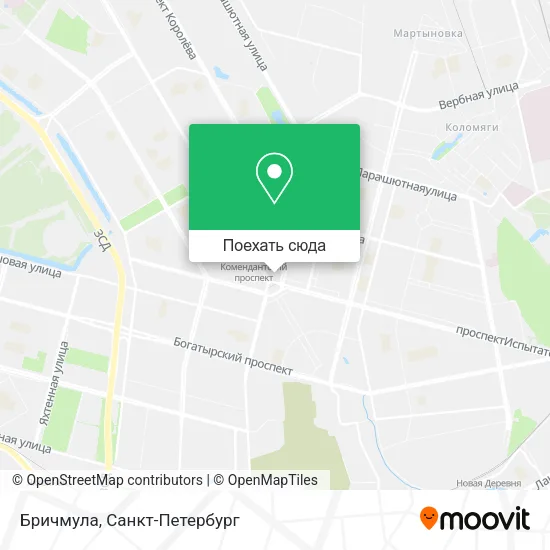 Карта Бричмула