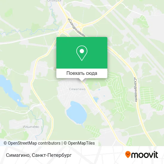 Карта Симагино