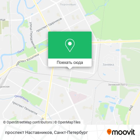 Карта проспект Наставников