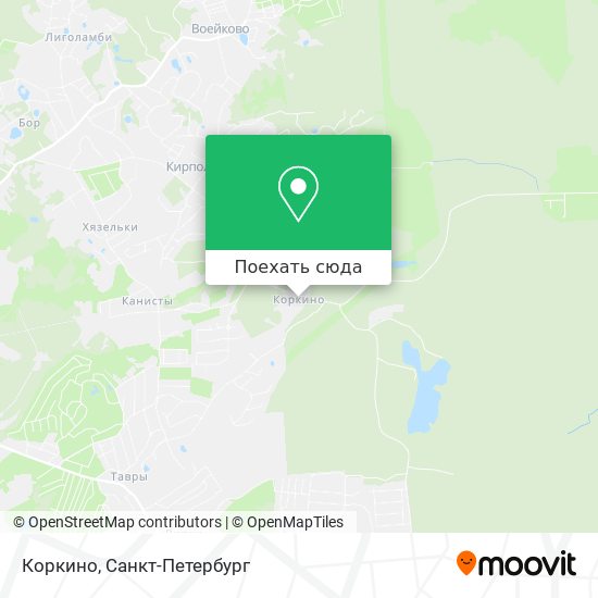 Карта Коркино