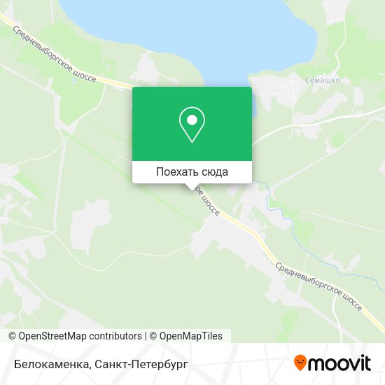 Карта Белокаменка