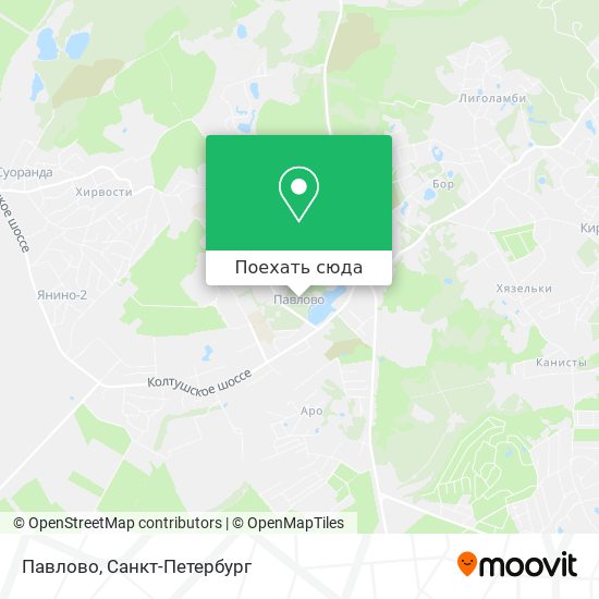 Карта Павлово