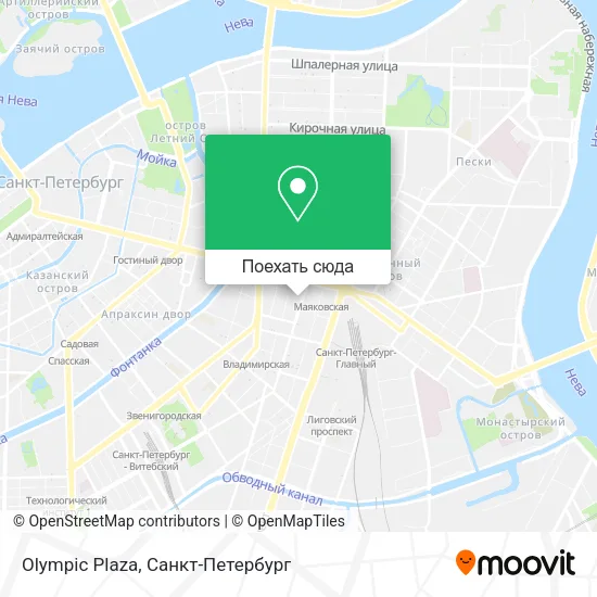 Карта Olympic Plaza