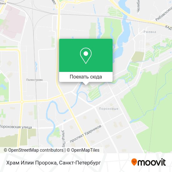 Карта Храм Илии Пророка