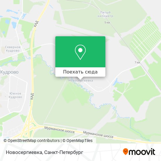 Карта Новосергиевка
