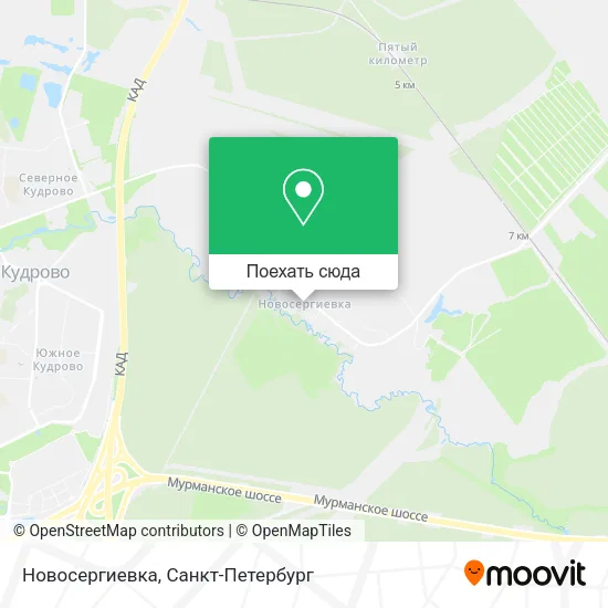 Карта Новосергиевка