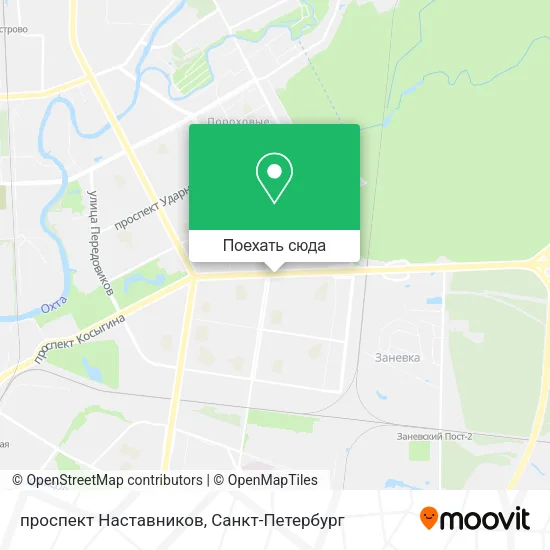 Карта проспект Наставников