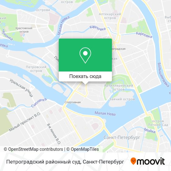 Карта Петроградский районный суд