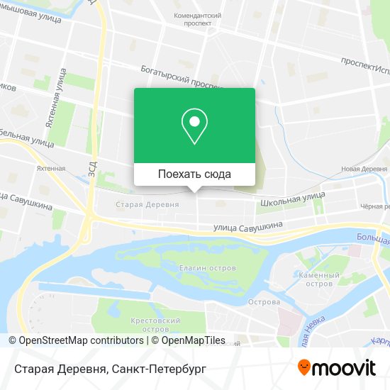 Карта Старая Деревня