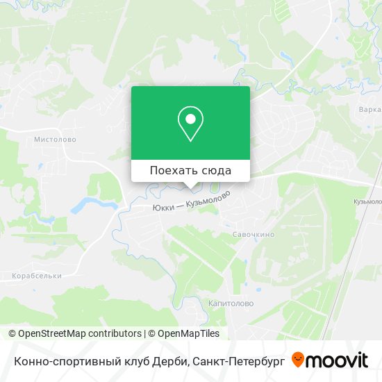 Карта Конно-спортивный клуб Дерби