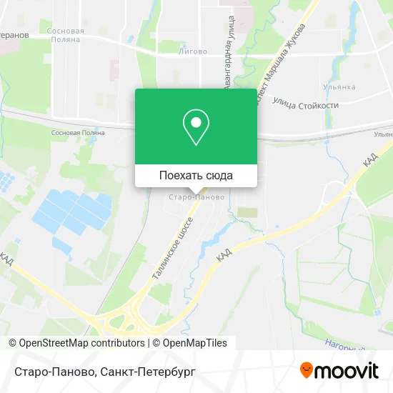 Карта Старо-Паново