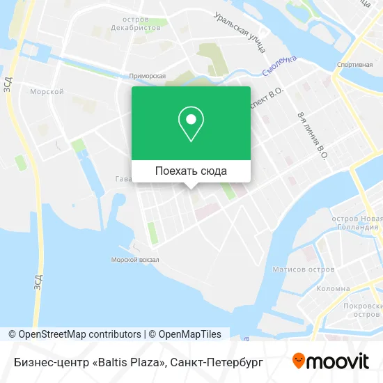 Карта Бизнес-центр «Baltis Plaza»